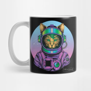 cat in the space Mug